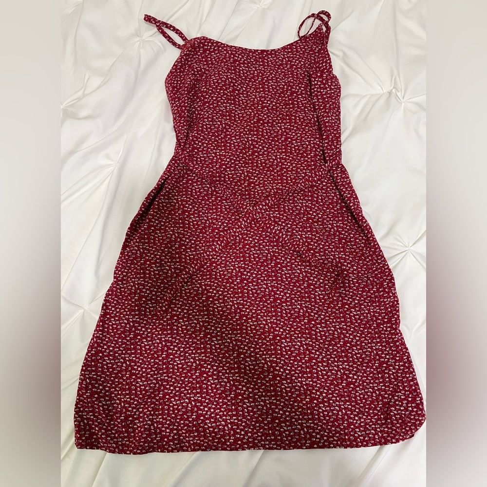Pacsun Red Floral Mini Dress